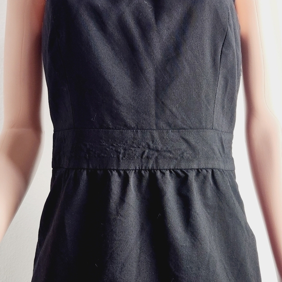 J.CREW Black Label Collection Midi Cotton Blend Sheath Dress Size: 4 - Picture 3 of 13